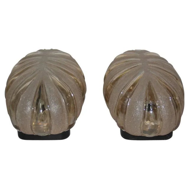 Metal Mid-Century Bubble Glass Wall Lamps, 1960s, Set of 2 For Sale - Image 7 of 7
