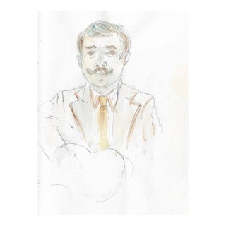 Myriam Cahn Portrait of Joe Elias For Sale