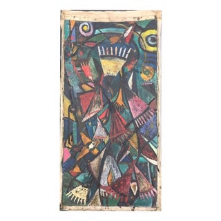 Peter Klein Junggeburth, König Hölkenspuk, Oil Painting on Canvas For Sale