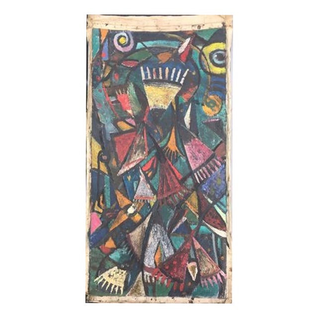 Peter Klein Junggeburth, König Hölkenspuk, Oil Painting on Canvas For Sale