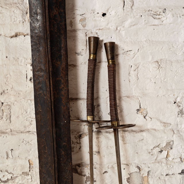 Brown 20th Century French Iron Sword For Sale - Image 8 of 8