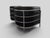 Italian Onda Black Leather Sofa by De Pas, Durbino and Lomazzi for Zanotta, 1995 For Sale - Image 9 of 18