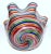 1980s 1980s MCM Murano Campanella Italy Art Glass Spiral Swirl Filigrana Fazzoletto 4 3/4" Vase For Sale - Image 5 of 6