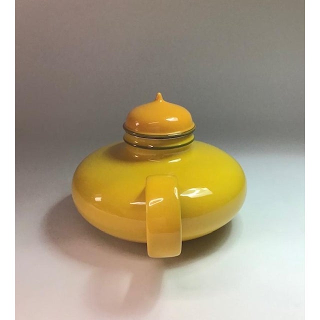Yellow Ceramic Teapot by Inger Persson for Rörstrand, 1960s For Sale - Image 6 of 11