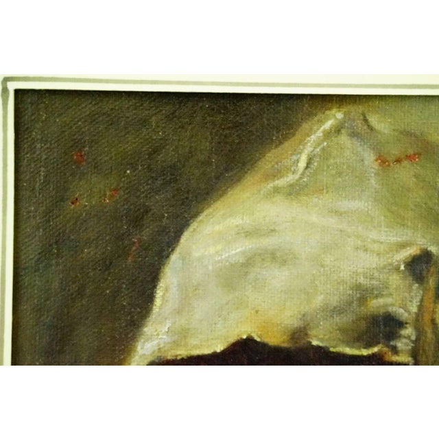 Gustave Lino, Portrait of a Child, 1890s, Oil on Canvas, Framed For Sale - Image 11 of 18