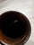 Antique Handcrafted Mother-of-Pearl Inlaid Heavy Wood Vase. 12 in/30.5 Cm For Sale - Image 9 of 12