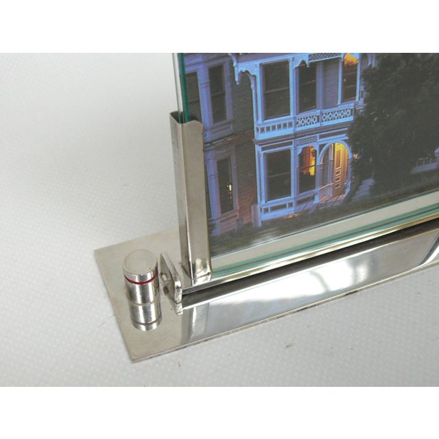 Metal Art Deco French Picture Frames, 1920s, Set of 2 For Sale - Image 7 of 18