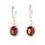 Metal Natural Tourmaline Rubellite Diamond Earrings 18k Gold 6.62 TCW Certified For Sale - Image 7 of 14