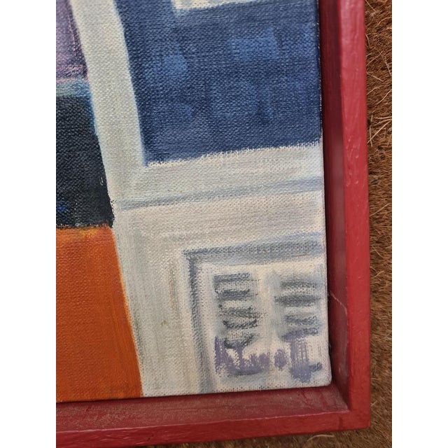 Andre-Michael Lwoff, New York City Skyline, 1960s, Oil on Canvas For Sale - Image 4 of 5