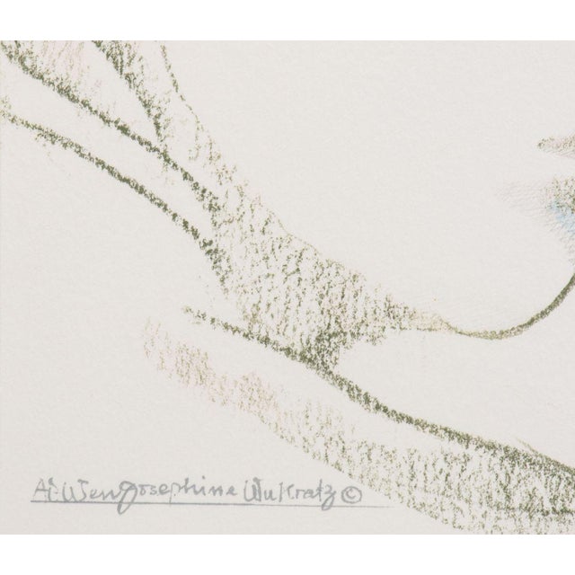 Ai-Wen Wu Kratz "Charlotte" Crayon on Paper For Sale In New York - Image 6 of 8
