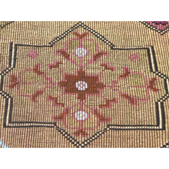 Textile Mid 20th Century Large Goathair Handwoven Turkish Kilim Bohemian Area Rug For Sale - Image 7 of 11