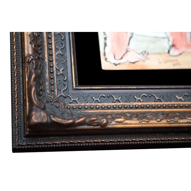 1930s Modern Le Corbusier Lithograph in Color Original Ltd. Ed. Signed +W/Archival Frame For Sale - Image 5 of 6