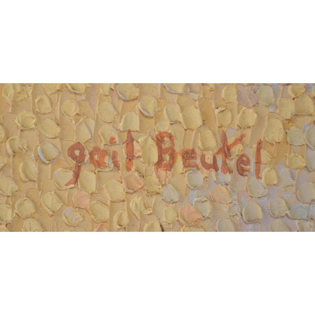 Late 20th Century Fine Pointillist Landscape Painting Signed For Sale - Image 5 of 6