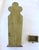 19th-Century European Provincial Carved Farinière / Salt Box in Original Sage Milk Paint For Sale - Image 14 of 17