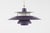 Mid-Century Modern 1960's Henningsen Ph5 Pendant Light Fixture in Purple for Poulsen For Sale - Image 3 of 15