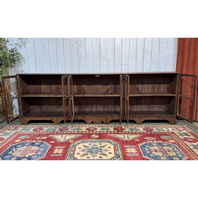 Six-Door Sideboard in Indian Mahogany, 1950s For Sale - Image 15 of 18