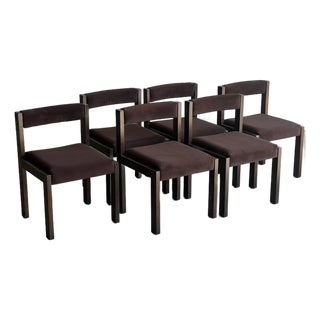 Made to Order Minimal Walnut Dining Chairs For Sale