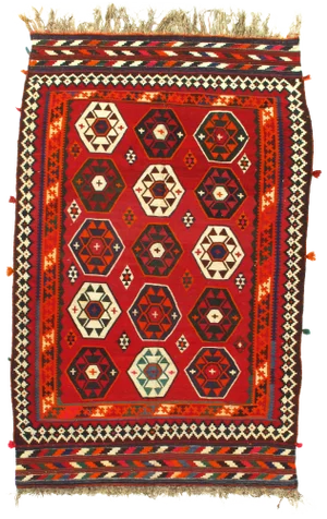 Pasargad N Y Persian Shiraz Ghashghaei Kilim Rug - 5'2" X 8'1"