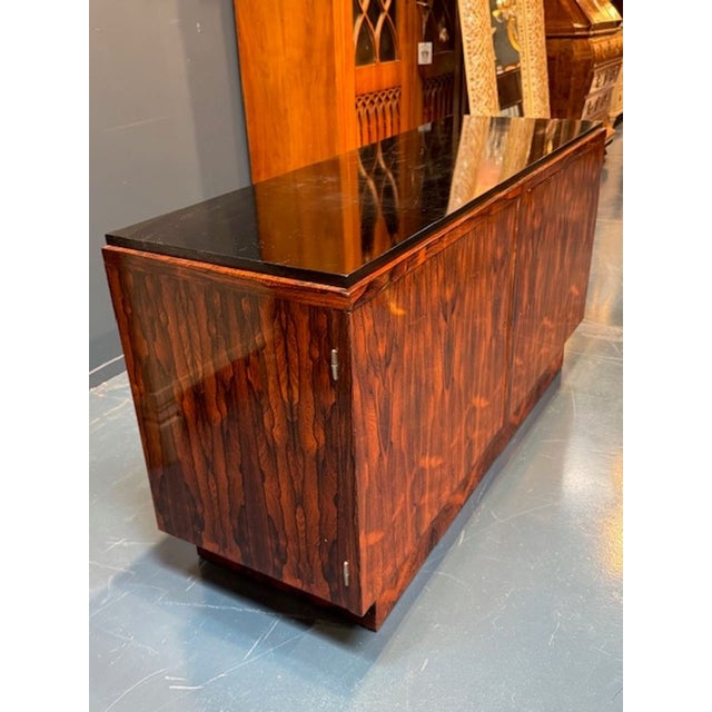 Early 20th Century Rosewood and Black Lacquer Side Cabinet For Sale In Dallas - Image 6 of 6