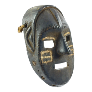 Early 20th Century Kumu Wooden Mask