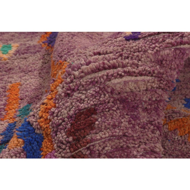 Contemporary Boujad Moroccan Rug, 08'04 X 11'02 For Sale In Dallas - Image 6 of 10