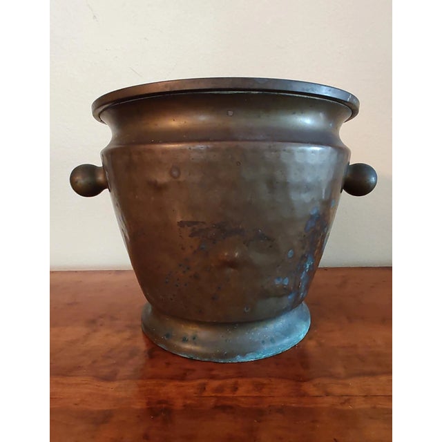 Antique 1870s Copper Stamped Wine Ice Bucket Czars Era For Sale - Image 4 of 12