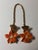 1950s England Enamel Flowers on Chain Scarf Clip / Sweater Guard For Sale - Image 6 of 9