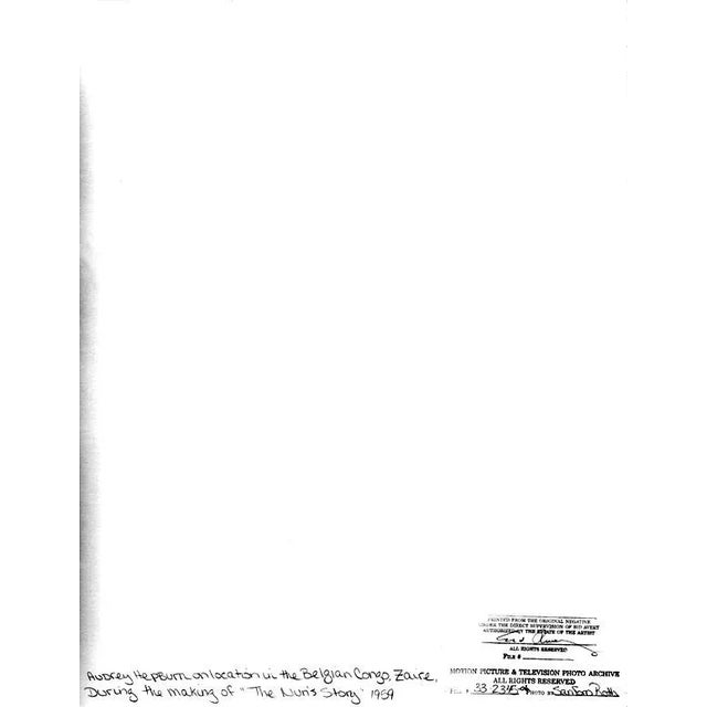 "Audrey Hepburn During the Filming of "The Nun's Story," 1959" Black and White Photograph Print by Sanford Roth 11x14 For Sale - Image 4 of 4