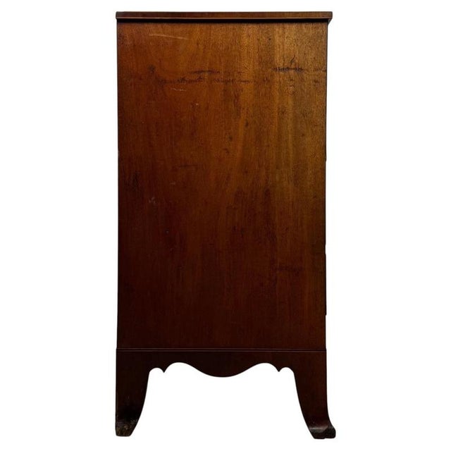 Brown Antique Late Georgian Mahogany Chest of Drawers, 1790 For Sale - Image 8 of 12