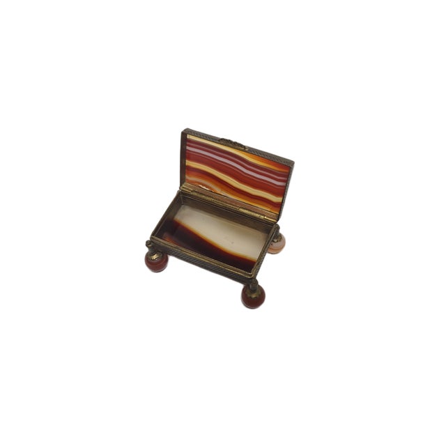 Victorian Agate Box, Great Britain, 1890s For Sale - Image 11 of 18