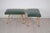 Green Benches, Italy, 1950s, Set of 2 For Sale - Image 8 of 12