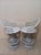 1960s Mid Century Modern Spun Fiberglass Swivel Stools White Set of 2 For Sale - Image 5 of 8