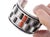 Native American 6 7/8" Jimmie King Jr Navajo silver Coral, onyx, and Shell channel inlay Cuff Bracelet For Sale - Image 3 of 10