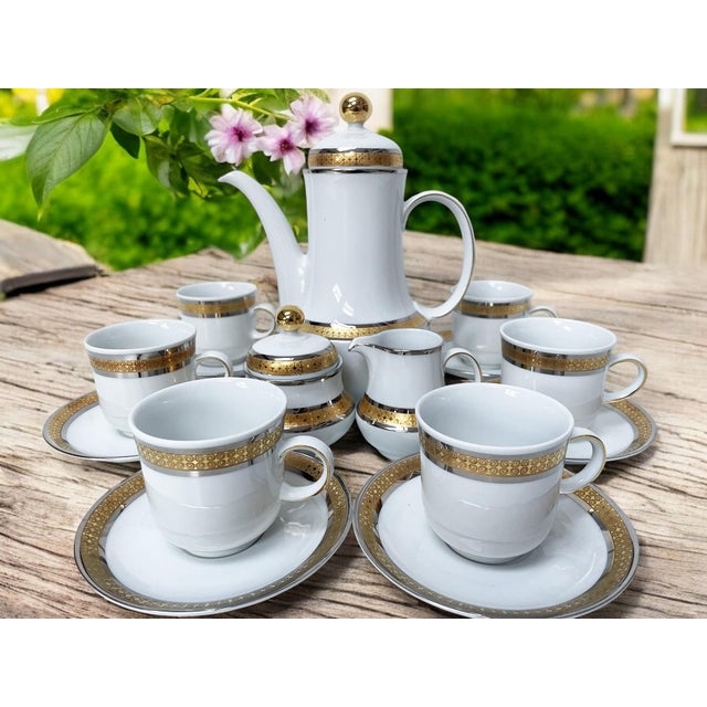 Tea Set from Tirschenreuth, 1970s, Set of 9 For Sale - Image 6 of 18
