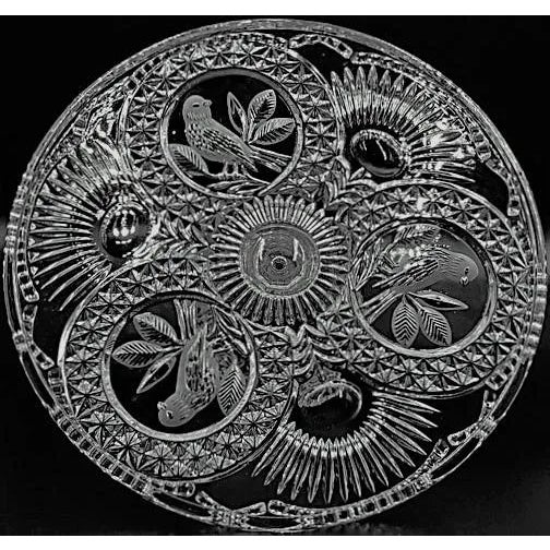 Traditional 12" Diameter Cake Stand "The Byrdes Collection" by Hofbauer For Sale - Image 3 of 12