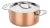 Mepra Toscana 18/10 Stainless Steel and Copper Finish 24 Cm Casserole Pan With Handles For Sale