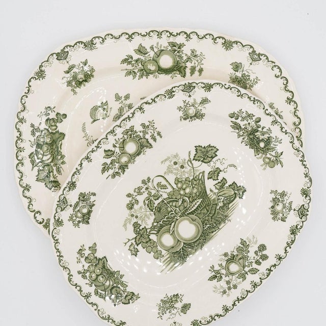 Add a touch of classic English elegance to your table with these two Mason’s “Fruit Basket” serving platters in a striking...