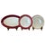 Mid-Century Modern Limoges Porcelain Dinner Service 26 P. For 9, Ruby Red & Gilt Frieze, Circa Mid-20th Century For Sale - Image 3 of 10