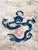 Chinese 1880s Ivory Blue Coral Antique Traditional Chinese Peking Dragon Rug Wool Carpet For Sale - Image 3 of 8