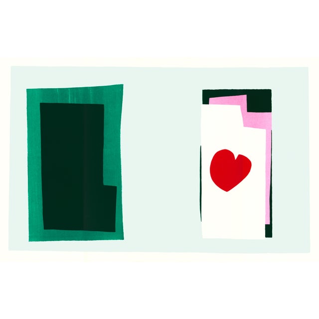 1983 MoMA Edition Matisse Jazz Lithograph "Le Coeur" (The Heart) For Sale