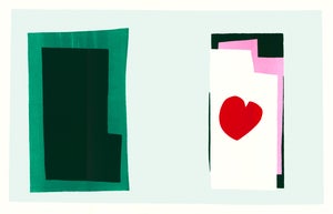 1983 MoMA Edition Matisse Jazz Lithograph "Le Coeur" (The Heart)