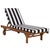 2020s Newport Chaise Lounge, Black Stripe For Sale - Image 5 of 13