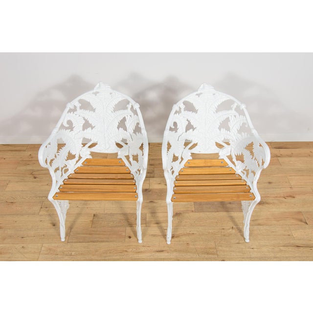 Victorian Coalbrookdale Garden Armchairs, United Kingdom, 1950s, Set of 2 For Sale - Image 6 of 18