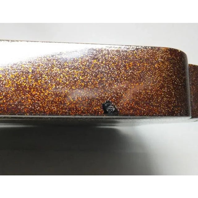 19th Century Japanese Lacquered Maki-E Nashiji Tea Tray For Sale In Chicago - Image 6 of 10