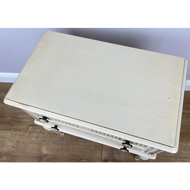 Vintage Shabby Chic French Bedside Tables, Set of 2 For Sale - Image 11 of 18