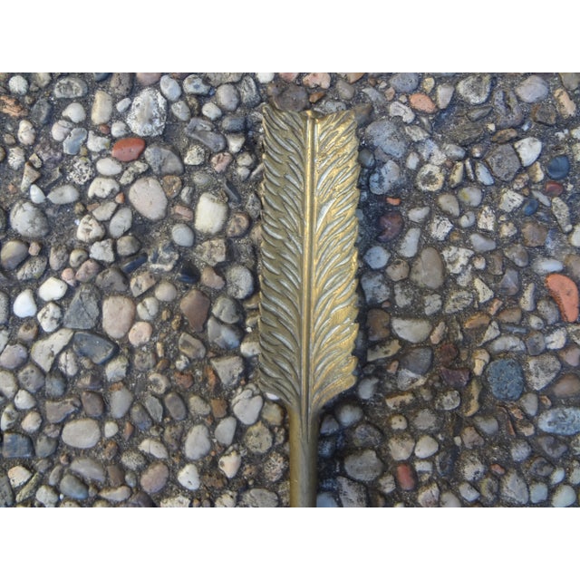 Baguès Pair of French Maison Bagues Style Bronze Neoclassical Arrow Sconces For Sale - Image 4 of 11