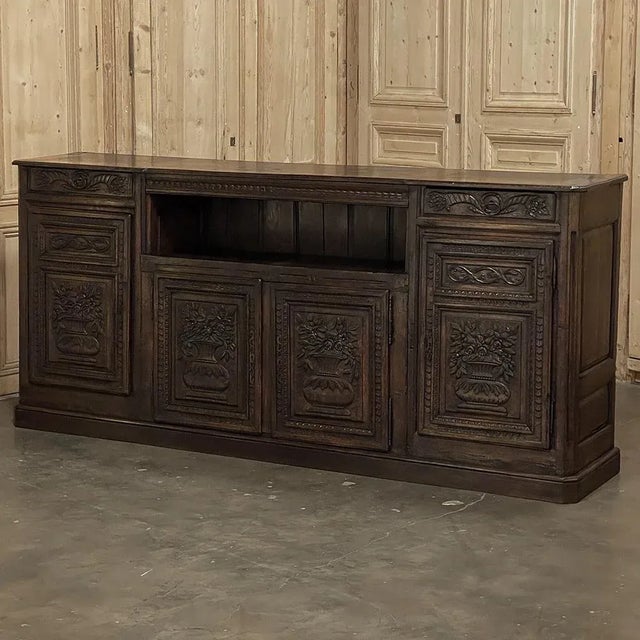 French Country 18th Century Country French Buffet For Sale - Image 3 of 12