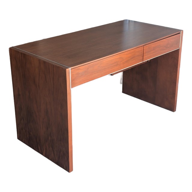Mid Century Modern Walnut Writing Desk by Glenn of California, C1960s For Sale