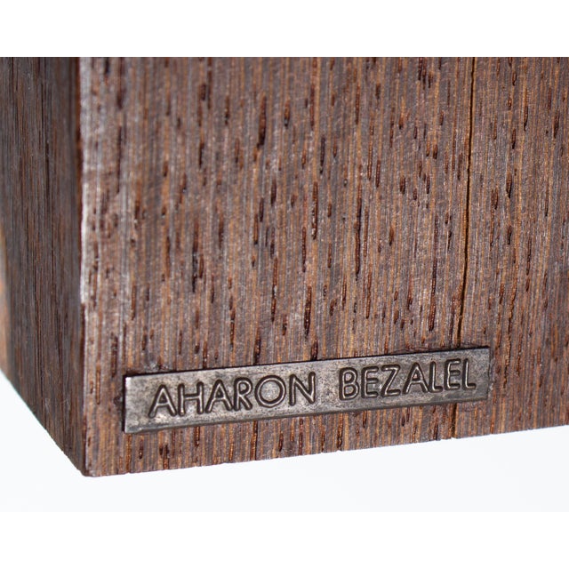 Cast Brass Figurative Sculpture by Aharon Bezalel For Sale In Indianapolis - Image 6 of 8