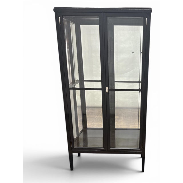 Art Nouveau Black Display Cabinet, Vienna, 1910 For Sale - Image 4 of 4